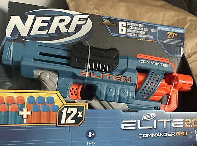 Buy NERF Elite 2.0 Commander RD-6 Blaster Gun • 7.19£