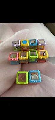 Buy Fisher Price Peek A Boo Blocks Sensory Learning Play Baby Cubes Bundle • 10£