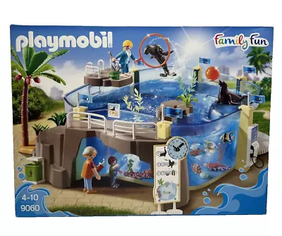 Buy Playmobil 9060 Family Fun Aquarium Pool Enclosure With Fillable Water Enclosure  • 40£
