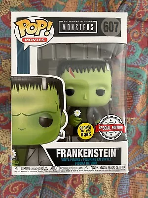 Buy Funko Pop Movies 607 Universal Studios Monsters Frankenstein Special Edition NEW • 16.43£