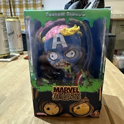 Buy Hot Toys Marvel Zombies Captain America Bobble-Head Collectible Cosbaby. • 15£
