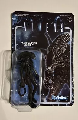Buy Alien Warrior Midnight Black ReAction Figure, Aliens Super7 NEW • 21£