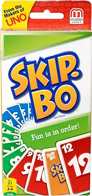Buy SKIP-BO Card Games Mattel Games Card Sequencing Family Game 7+ • 7.99£