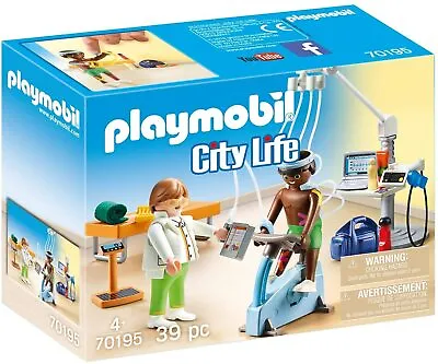 Buy Playmobil City Life 70195 Physio Hospital Doctors Medicine BRAND NEW & SEALED • 9.99£