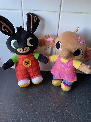 Buy Bing Bunny & Sula Talking Soft Toys, Best Friends, Interactive Play, Mattel, VGC • 15£
