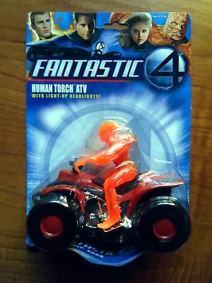 Buy Fantastic Four  - Human Torch On ATV - Toybiz - Johnny Storm • 17.99£