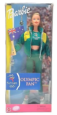 Buy Olympic Games Sydney 2000 Australian Fan Barbie Doll / Mattel 25975, NrfB • 56.23£