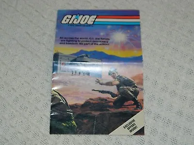 Buy Vintage 1985 Hasbro GI Joe Brochure Pamphlet Mail Away Catalog • 9.49£