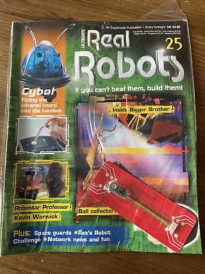 Buy ISSUE 25 Eaglemoss Ultimate Real Robots Magazine New Unopened With Parts • 5.99£