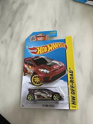Buy Hot Wheels 2015 FORD 12 FIESTA OFF ROAD RED Long Card • 8£