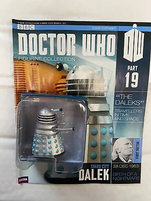 Buy Bbc Dr Doctor Who Eaglemoss Figurine Collection 19 Skaro City Dalek Figure & Mag • 15.99£