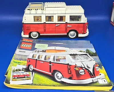 Buy LEGO Creator Expert Volkswagen T1 Camper Van (10220) With Instruction Manuals  • 75£