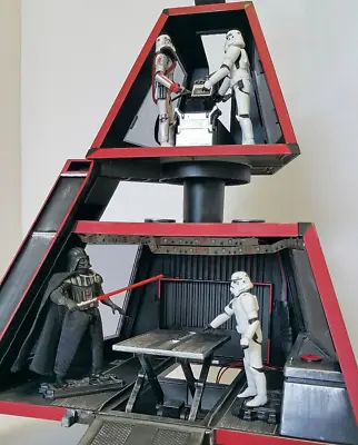 Buy Star Wars Vintage Death Star Darth Vader Diorama Outpost Building Playset Custom • 125£