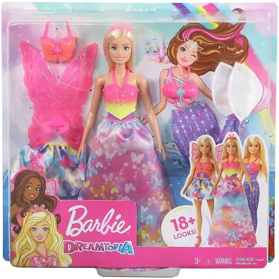 Buy Barbie Dreamtopia Mermaid Dress Up Gift Set GJK40 (Box Damaged) • 20.99£