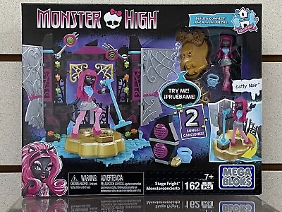 Buy Monster High Stage Fright MEGA Blocks Play Set Catty Noir Brand NEW 162 Pcs • 18.90£