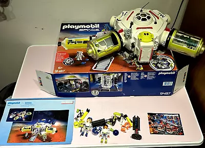 Buy Playmobil Mars Space Station 9487 2018 Boxed Instructions Figures Lights Sounds • 9.99£