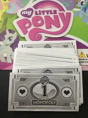 Buy My Little Pony Monopoly Game PARTS: My Little Pony Money (2015) 69 Notes,list581 • 3.75£