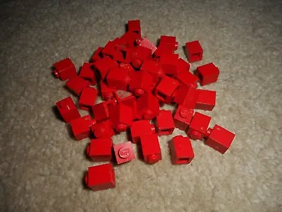 Buy Vintage 1970s LEGO Collection Of 57 Red 1x1 Bricks Pieces • 0.99£