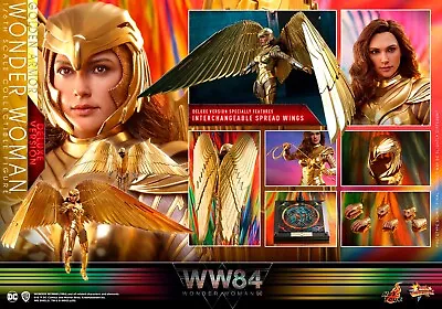 Buy Hot Toys Wonder Woman 84 Golden Armor Deluxe Edition 1:6 Figure • 320£