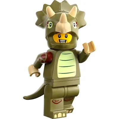 Buy LEGO Minifigures Series 25 Triceratops Costume Fan 71045 In Grip Seal Bag No Box • 7.49£