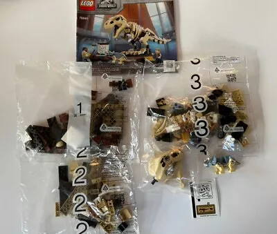 Buy LEGO 76940 Jurassic World T. Rex Dinosaur Fossil Exhibition NO BOX NEW In Bags • 19.99£