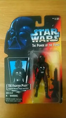 Buy Star Wars The Power Of The Force Red Card Tie Fighter Pilot Figure • 7.99£