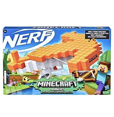 Buy Nerf Minecraft Pillagers Crossbow Armbust Toy + 3 Darts Gift Toy • 17.49£
