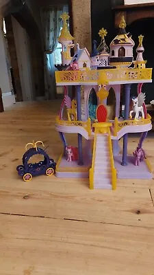 Buy My Little Pony Palace Plus Five My Little Ponies And Pony Carriage • 6.95£