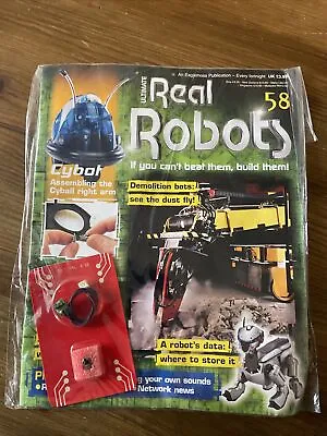 Buy ISSUE 58 Eaglemoss Ultimate Real Robots Magazine New Unopened With Parts • 5.99£