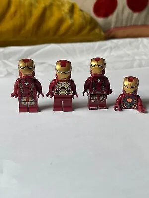 Buy Three Lego Iron Man Minifigure Bundle Plus One Without Legs! Excellent Condition • 25£