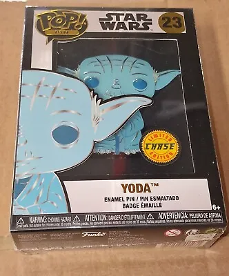 Buy Star Wars Funko POP! Pin Yoda 23 Blue Force Ghost Chase Version Brand New Sealed • 34.99£