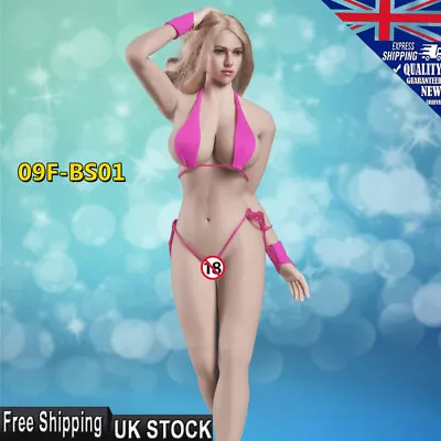 Buy 1/6 Female Suntan Flexible Big Bust Body For Hot Toy Figure Phicen Verycool UK • 46.99£