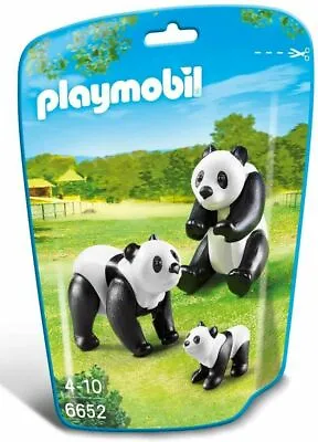 Buy Playmobil City Life Zoo Panda Family Set 3 Pieces 3+ Brand New 6652 • 8.95£