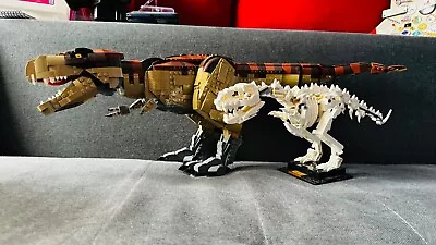 Buy Giant Lego T Rex From Set 75936 + Rex Skeleton From Set 21320 • 0.99£