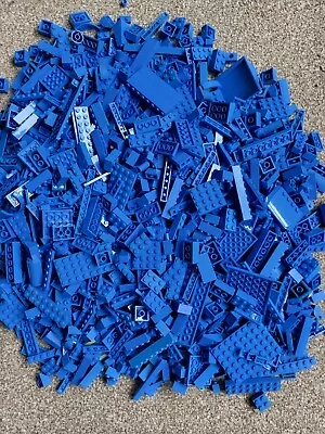 Buy 500g 1/2KG Blue Lego Genuine Assorted Bricks/Tiles, Parts Joblot, City MOC • 8.99£