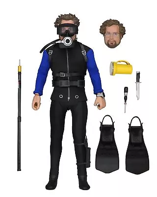 Buy NECA - Jaws Shark Cage Hooper 8 Clothed Action Figure • 53.71£