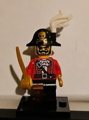 Buy LEGO MINIFIGURES SERIES 8 Pirate Captain  • 0.99£