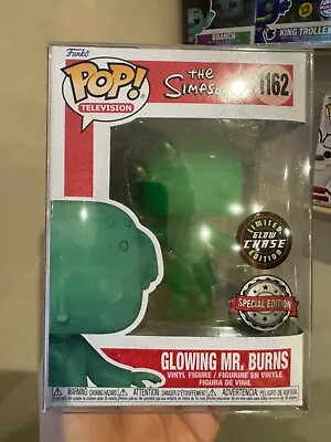 Buy Glowing Mr Burns Glow In The Dark Chase Funko Pop • 25£
