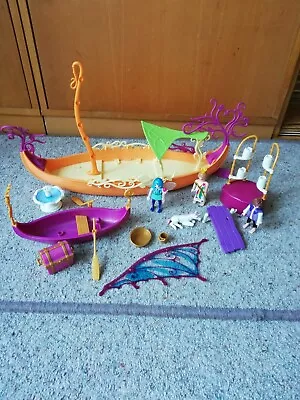 Buy Playmobil Fairies Boats, Figures, Unicorn, Accessories Bundle • 9.90£