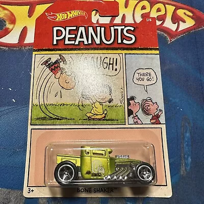 Buy Hot Wheels Bone Shaker - 2017 Peanuts Edition - Excellent - BOXED Shipping • 9.95£