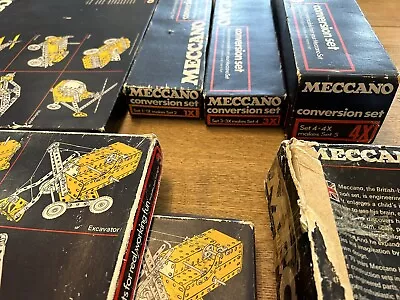 Buy Vintage Meccano Multiple Sets Original Boxes With Manuals • 150£