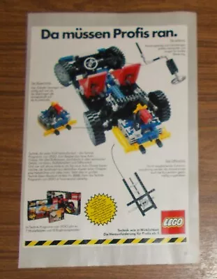 Buy Rare Advertising LEGO Technic 8860 Car Chassis 1980 • 3.43£