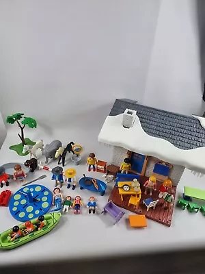 Buy Large Bundle Of Playmobil Mixed House Figures Animals Accessories • 29£