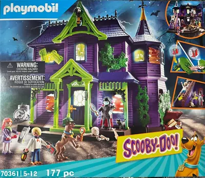 Buy PLAYMOBIL (70361)  Scooby-Doo Mystery Mansion Play Set (4008789703613) • 65£