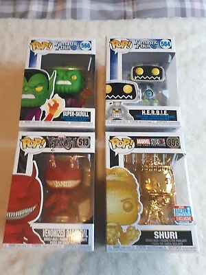 Buy Marvel Pop! 3x Brand New Unopened. Plus 1x Fall Convention Limited Addition. • 25.99£