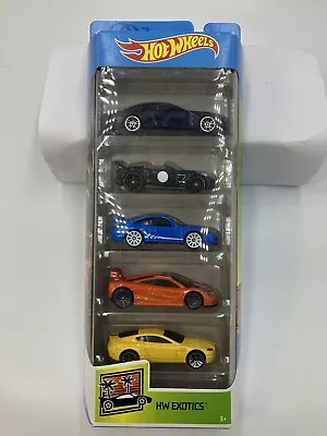 Buy Hot Wheels Exotic Cars 5 Pack Car Collection Diecast • 6.90£