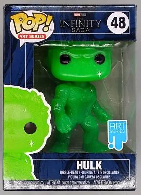 Buy #48 Hulk - Art Series - Marvel The Infinity Saga Funko POP With POP Protector • 10.49£