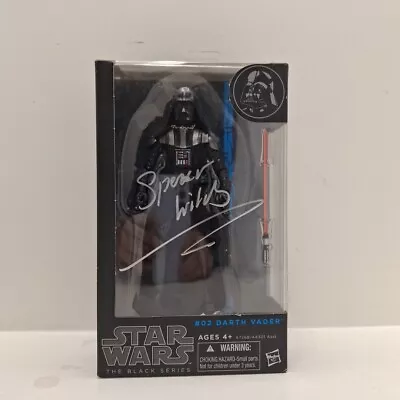 Buy Star Wars The Black Series (2014) Darth Vader 6-Inch Action Figure #02 Signed • 129.99£