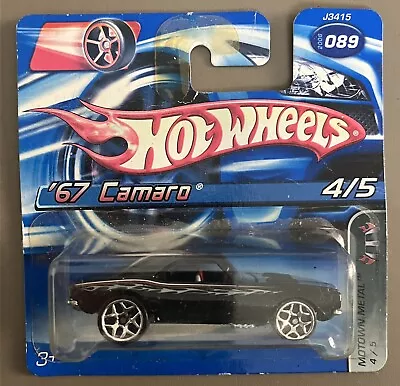 Buy Hot Wheels “ ‘67 Chevy Camaro “ Muscle Car C.2006 Sealed On Card • 9.99£