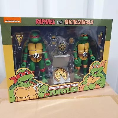 Buy Neca Raphael & Michelangelo Teenage Mutant Ninja Turtles Action Figure 2 Pack • 249.90£